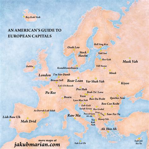 name european cities.